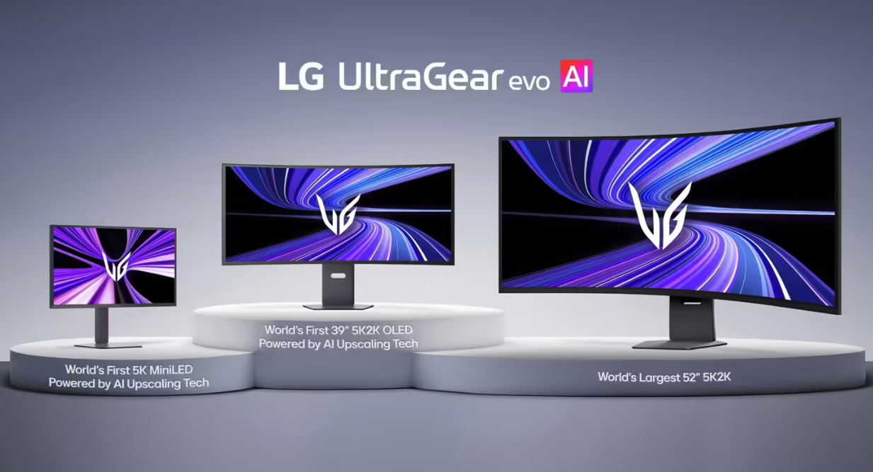 LG发布UltraGear evo电竞显示器产品线 三款旗舰CES 2026亮相